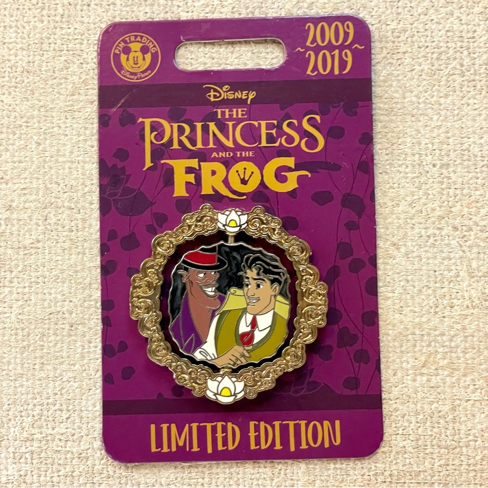 2019 Disney Parks "The Princess and The Frog" 10th Anniversary LE Spinner Pin
